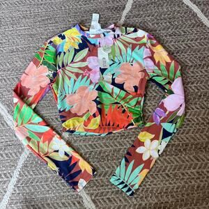 Citrus swim top sz s